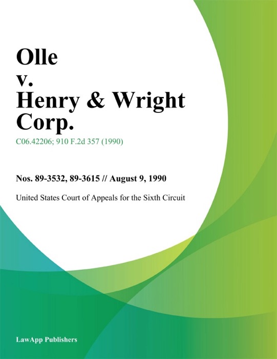 Olle V. Henry & Wright Corp.