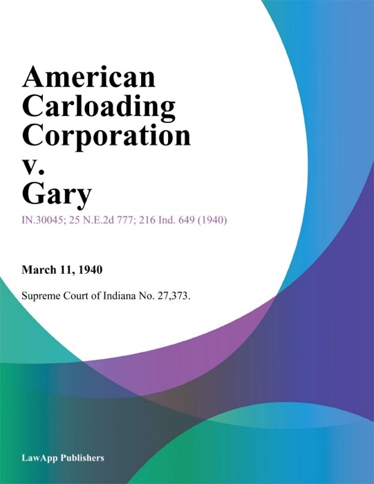 American Carloading Corporation v. Gary