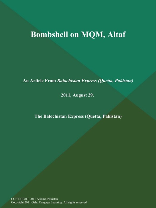 Bombshell on MQM, Altaf