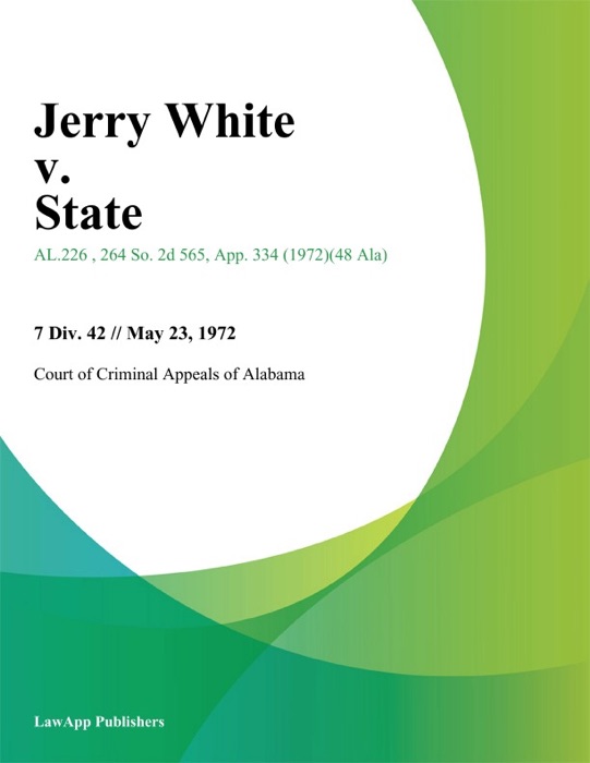 Jerry White v. State