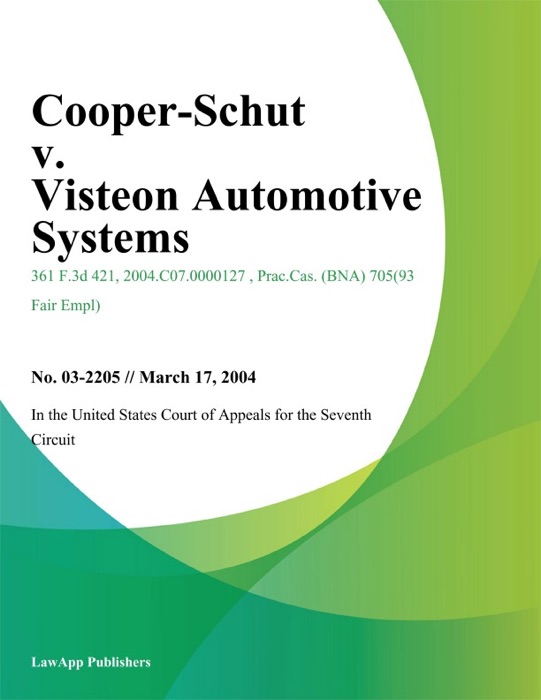Cooper-Schut v. Visteon Automotive Systems