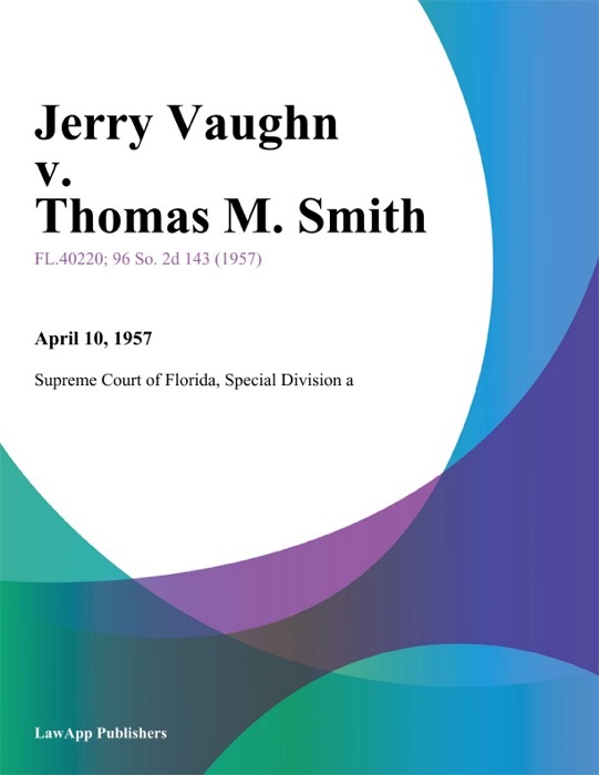 Jerry Vaughn v. Thomas M. Smith