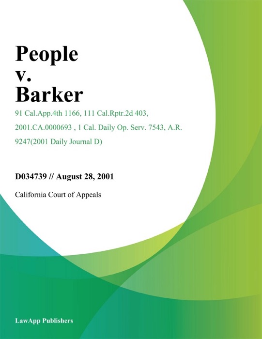 People V. Barker