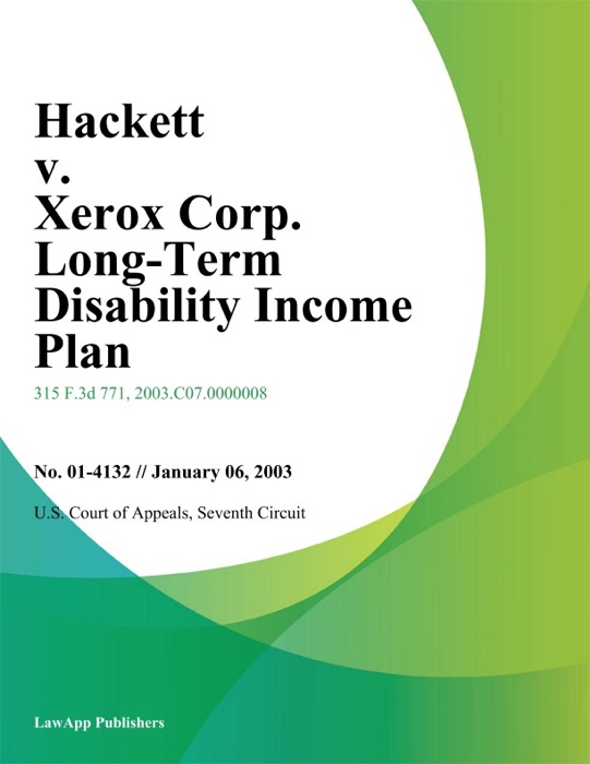 Hackett v. Xerox Corp. Long-Term Disability Income Plan