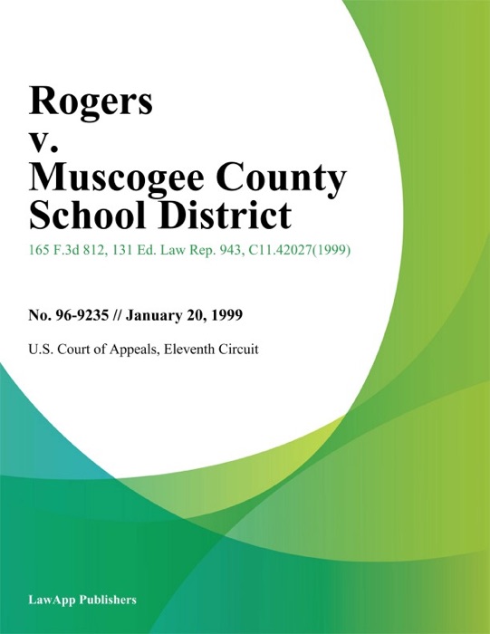 Rogers v. Muscogee County School District