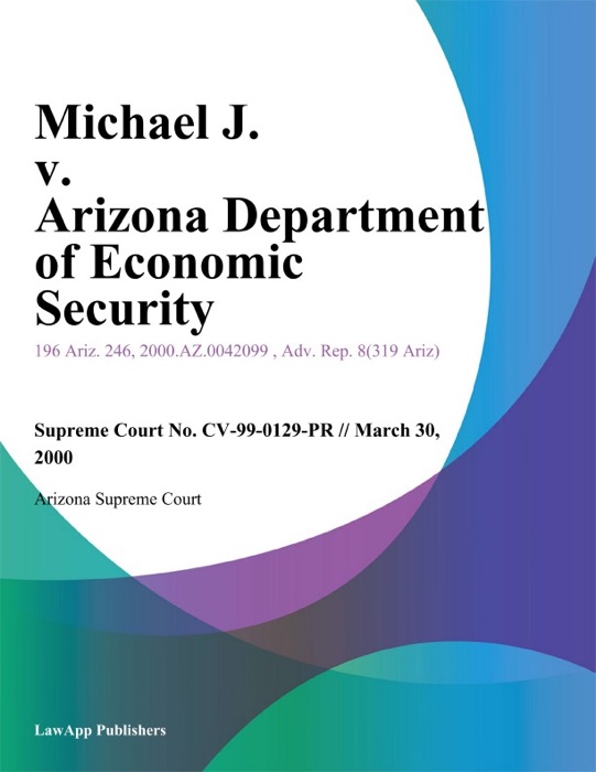 Michael J. V. Arizona Department Of Economic Security