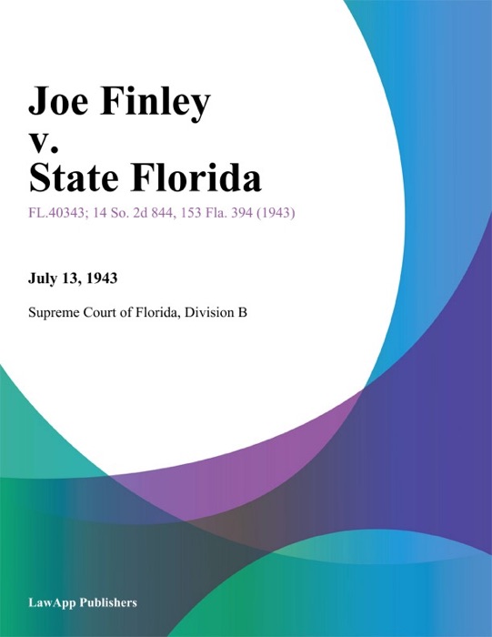 Joe Finley v. State Florida