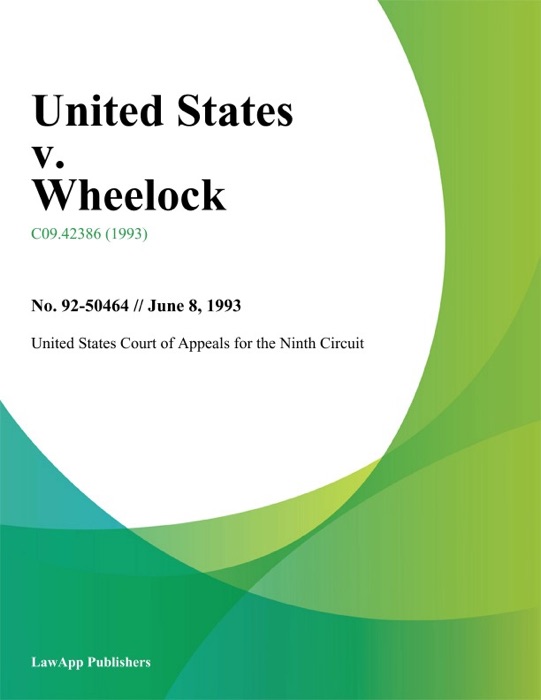 United States v. Wheelock