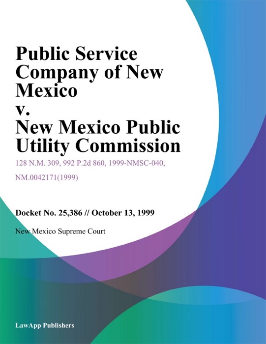 Public Service Company Of New Mexico V. New Mexico Public Utility Commission