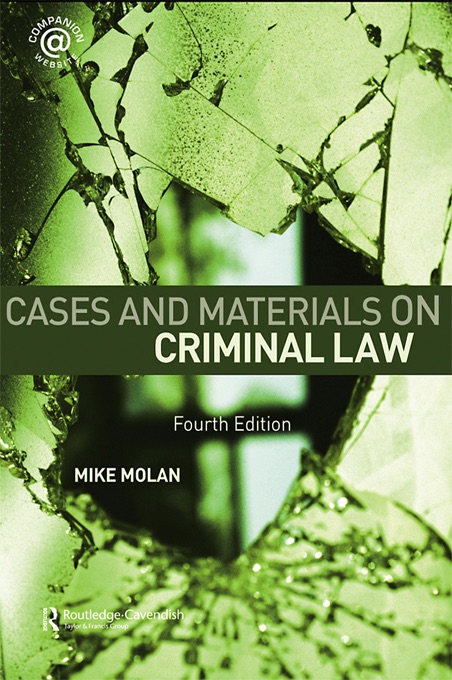 Cases & Materials on Criminal Law