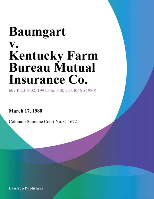 Baumgart v. Kentucky Farm Bureau Mutual Insurance Co.