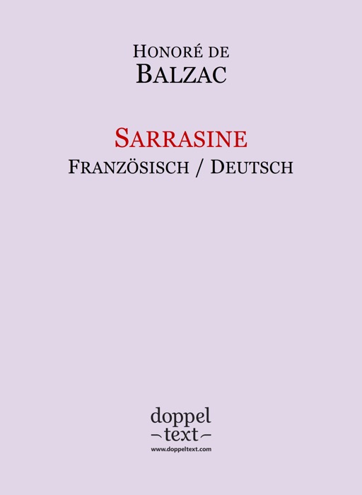 Sarrasine – Bilingual