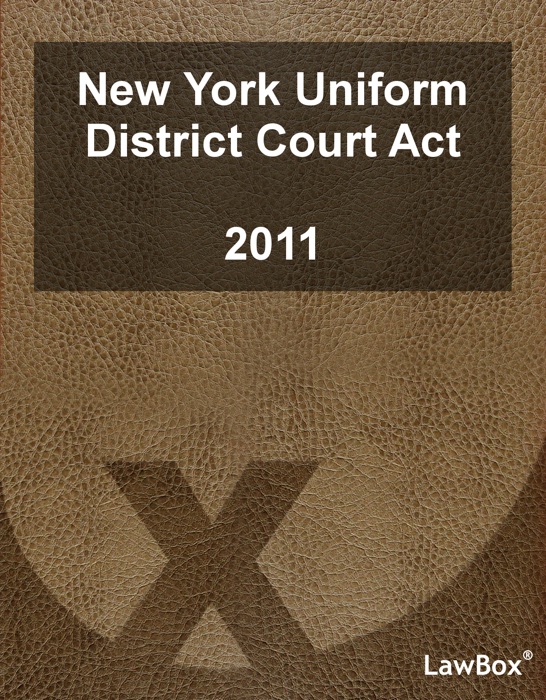 New York Uniform District Court Act 2011