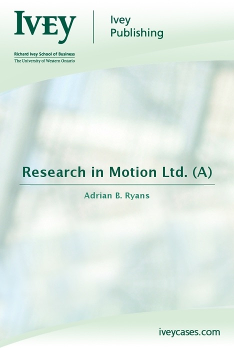 Research in Motion Ltd. (A)