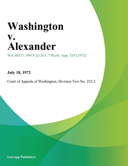 Washington V. Alexander