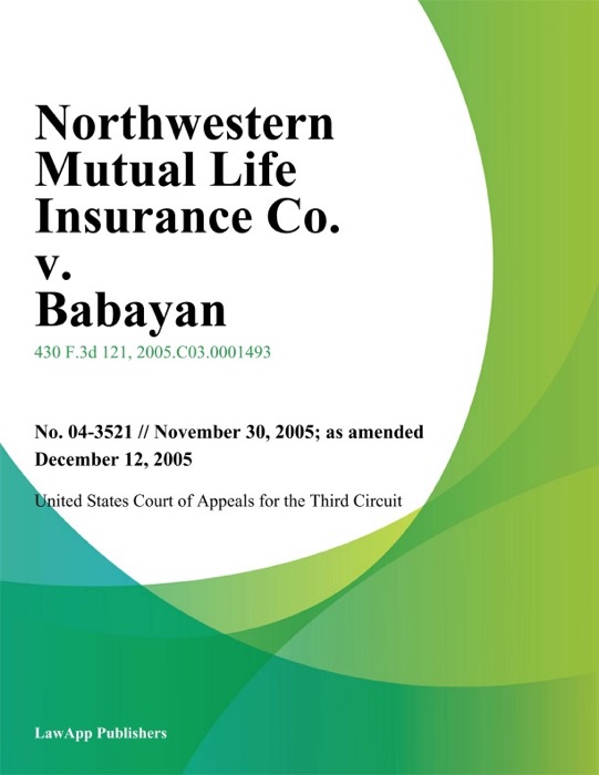Northwestern Mutual Life Insurance Co. v. Babayan