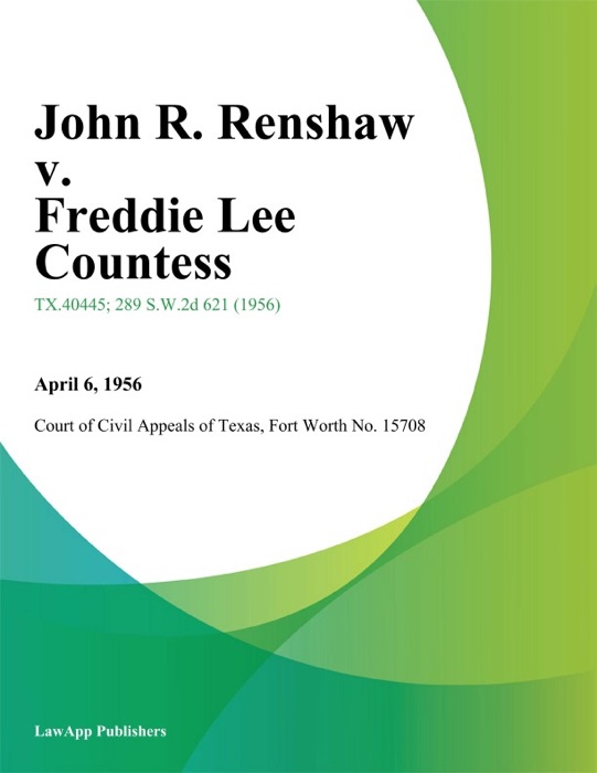 John R. Renshaw v. Freddie Lee Countess