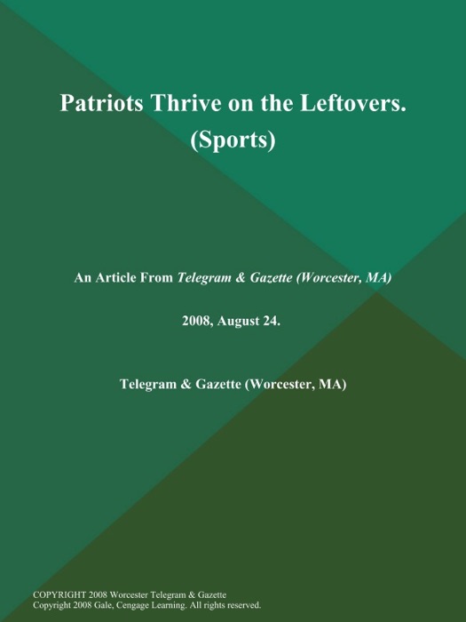 Patriots Thrive on the Leftovers (Sports)