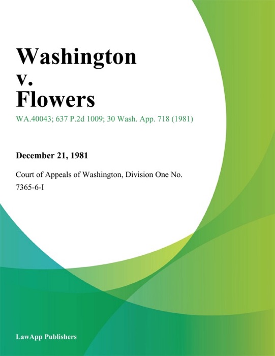 Washington V. Flowers