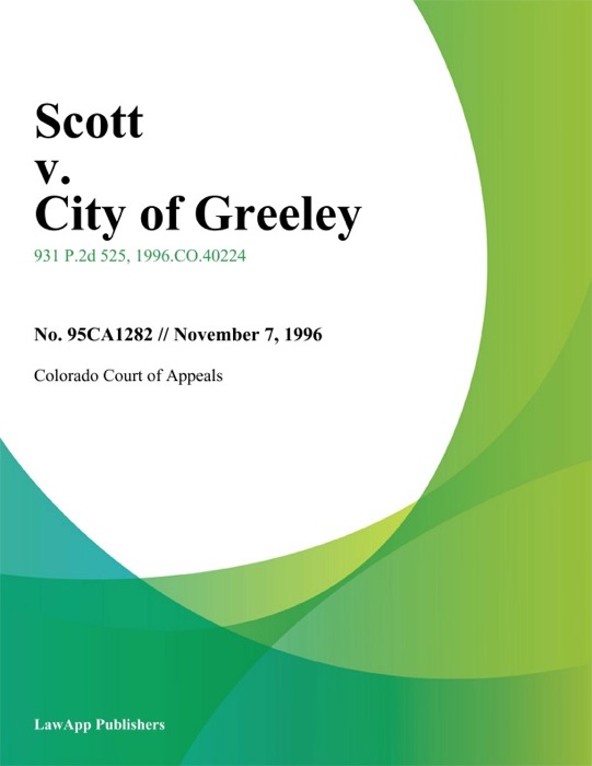 Scott V. City Of Greeley