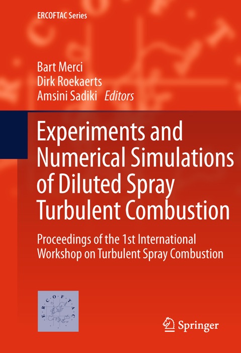 Experiments and Numerical Simulations of Diluted Spray Turbulent Combustion