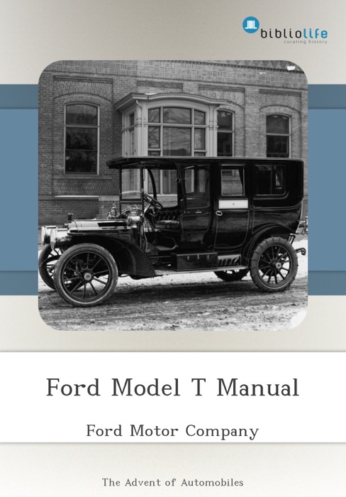 Ford Model T Manual