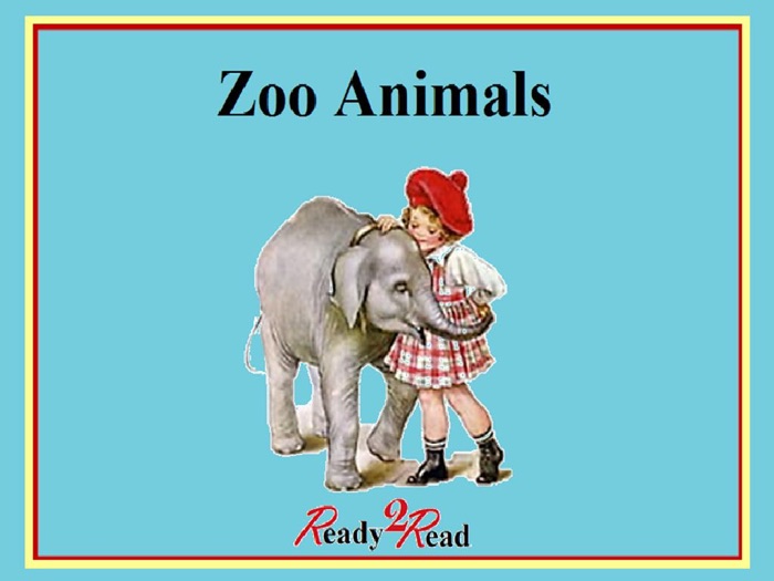 Zoo Animals: Early Learning to Read Books