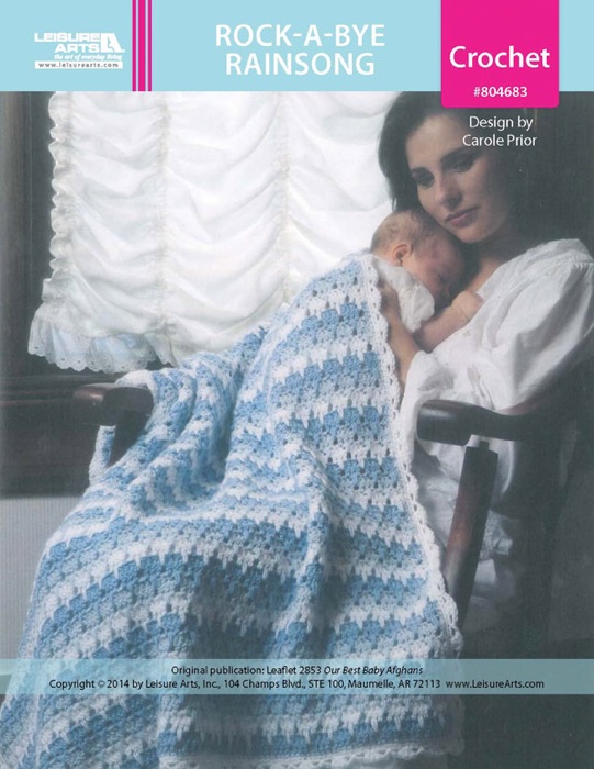 Rock-a-Bye Rainsong Baby Afghan ePattern