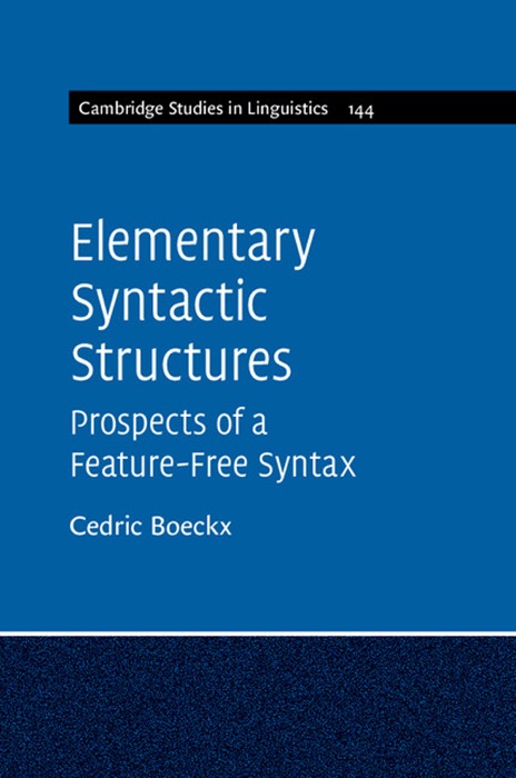 Elementary Syntactic Structures