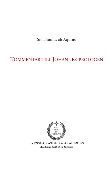 Kommentar till Johannes-prologen