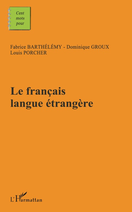 Le français langue étrangère