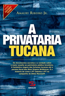 Capa do livro A Privataria Tucana de Amaury Ribeiro Jr.