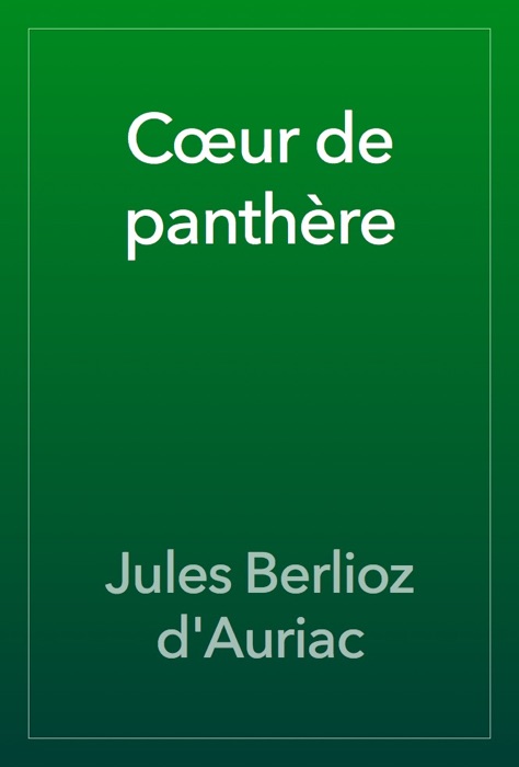 Cœur de panthère