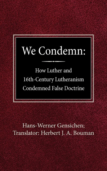 We Condemn