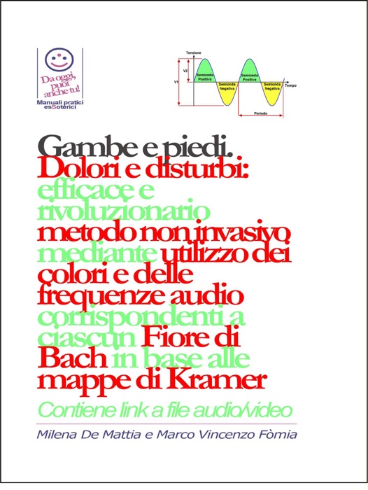 Gambe e piedi - Dolori e disturbi: rivoluzionario ed efficace metodo non invasivo mediante l'utilizzo dei colori e delle frequenze corrispondenti a ciascun Fiore di Bach in base alle mappe di Kramer.