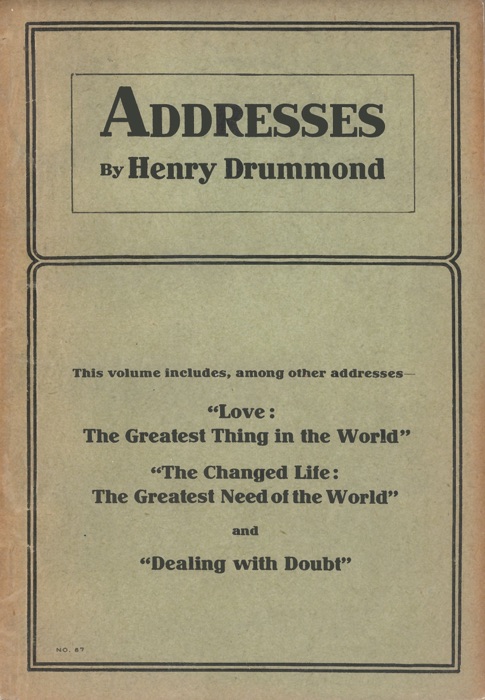 Addresses by Henry Drummond
