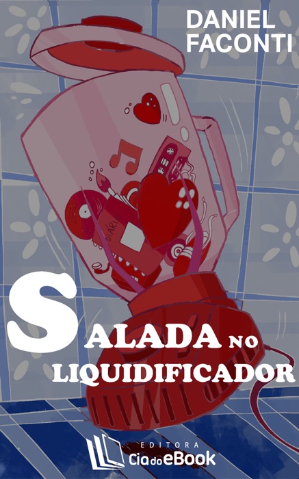 Salada no liquidificador