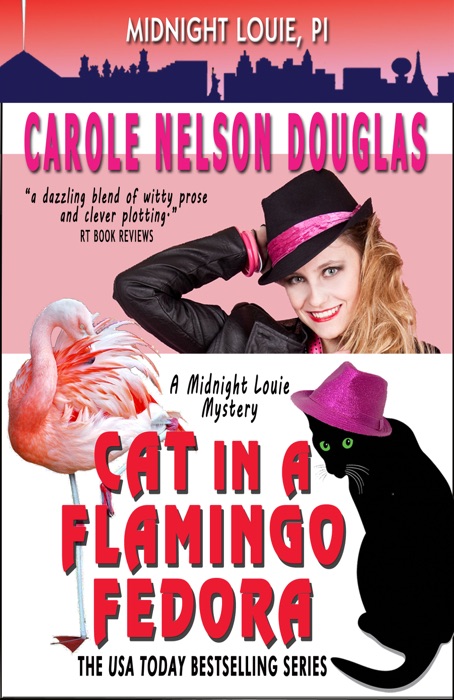 Cat in a Flamingo Fedora