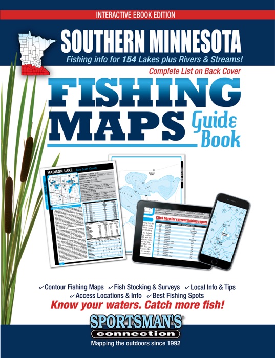 Southern Minnesota Fishing Maps Guide Book