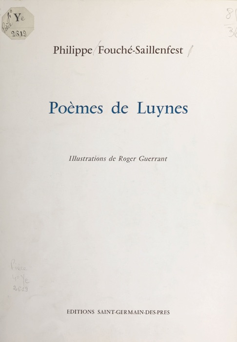 Poèmes de Luynes