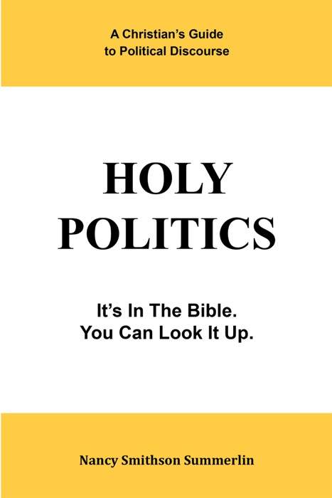 Holy Politics: a Christian’S Guide to Political Discourse