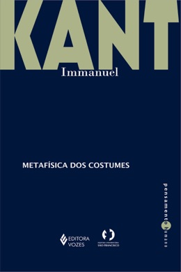 Capa do livro A Metafísica dos Costumes de Kant, Immanuel