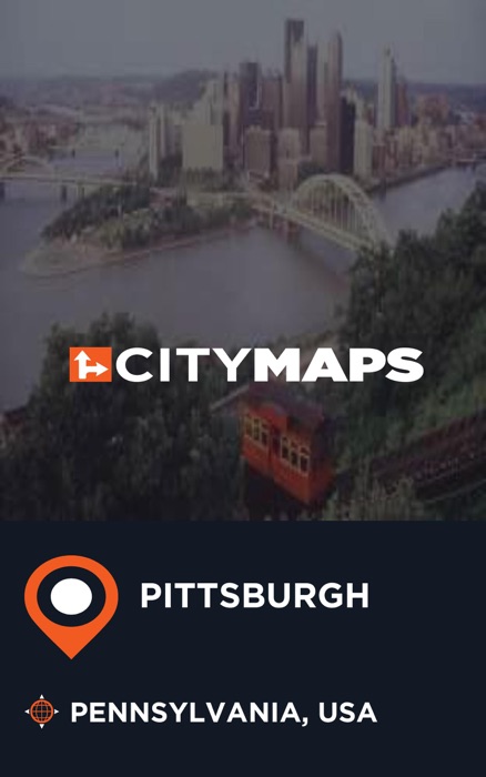 City Maps Pittsburgh Pennsylvania, USA