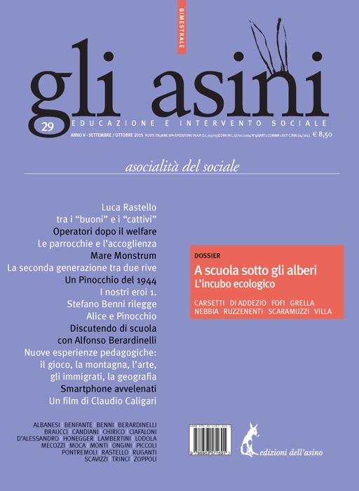 Gli asini n. 29. Rivista di educazione e intervento sociale