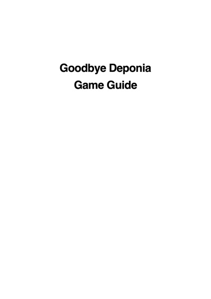 Goodbye Deponia   Game Guide