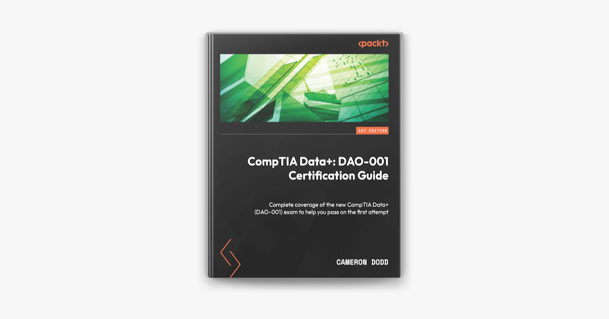 CompTIA Data+: DAO-001 Certification Guide on Apple Sns-Brigh10