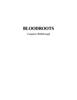 BLOODROOTS