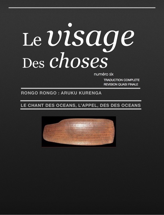 Le Visage Des Choses Numéro Six