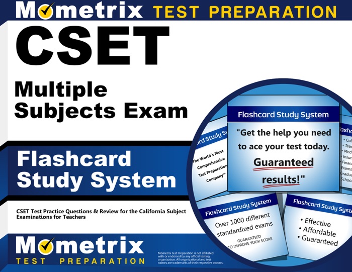 CSET Multiple Subjects Exam Flashcard Study System: