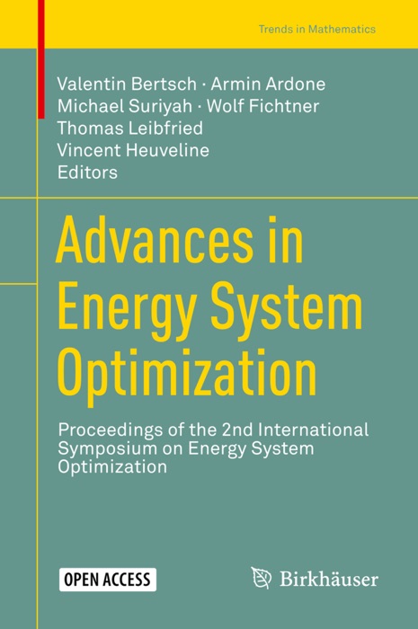 Advances in Energy System Optimization